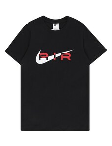 Nike Sportswear Μπλουζάκι 'AIR' κόκκινο / μαύρο / λευκό