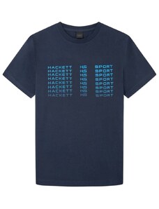 HACKETT Τ-Shirt Drop 2 Hs Logo Fade Tee HM500803 595 navy