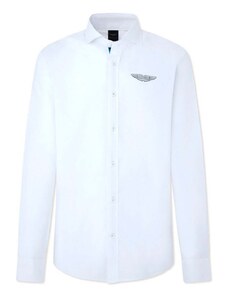 HACKETT Πουκαμισο Drop 2 Amr Pitlane Shirt HM309907 800 white