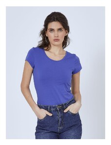 Celestino Μονόχρωμο t-shirt μπλε για Γυναίκα