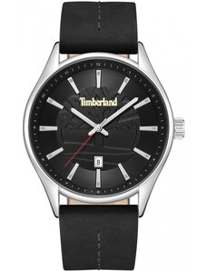TIMBERLAND JENKINS-Z - TDWGB9001001, Silver case with Black Leather Strap