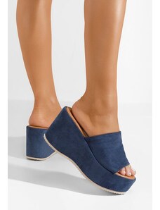 Zapatos Παντόφλες με πλατφόρμα Belona μπλε