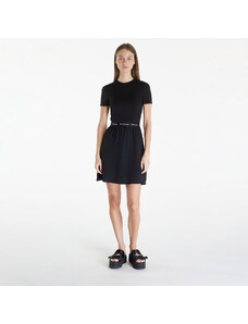 Φορέματα Calvin Klein Jeans Logo Elastic Short Sleeve Dress Black