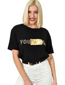 Potre Γυναικείο T-shirt με σχέδιο Youthfull