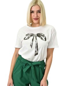 Potre Γυναικείο T-shirt με σχέδιο φιόγκο