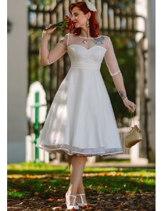 PerfectDress.gr vintage bridal λευκό φόρεμα Tulle