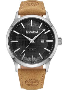 TIMBERLAND TRUMBULL - TDWGB0041003, Silver case with Brown Leather Strap