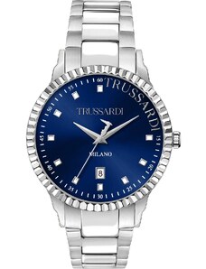 TRUSSARDI T-Bent - R2453141007, Silver case with Stainless Steel Bracelet