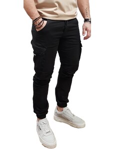 Cover Jeans Cover - New Army - T0190-28 - Black - Slim Fit - Παντελόνι Υφασμάτινο