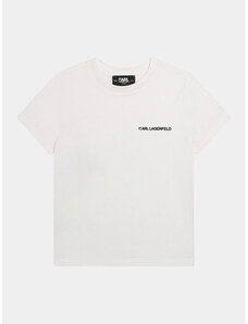 Karl Lagerfeld Kids T-Shirt Z30056/10P Λευκό Regular Fit