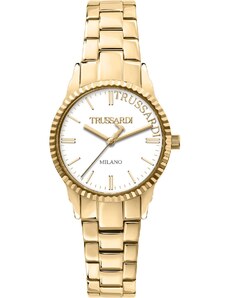 TRUSSARDI T-Bent - R2453144504, Gold case with Stainless Steel Bracelet