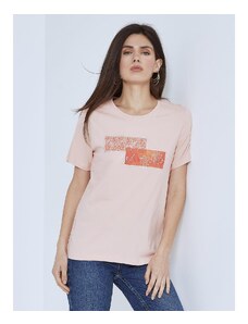 Celestino T-shirt με strass σομον για Γυναίκα