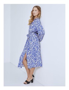 Celestino Φόρεμα από βαμβάκι μπλε για Γυναίκα