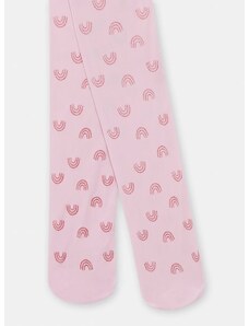 DPAM Παιδικές Κάλτσες για Κορίτσια Pink Rainbow - ΕΚΡΟΥ