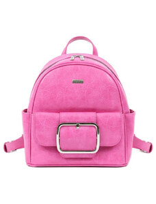 Τσάντα πλάτης ροζ DOCA 20345
