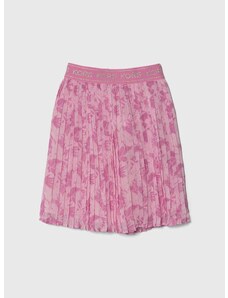 Παιδική φούστα Michael Kors χρώμα: ροζ
