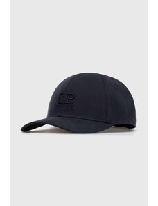 Βαμβακερό καπέλο του μπέιζμπολ C.P. Company Gabardine χρώμα: ναυτικό μπλε, 16CMAC282A006288A