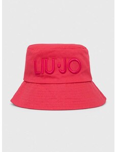 Βαμβακερό καπέλο Liu Jo χρώμα: ροζ
