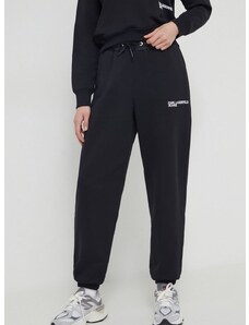 Παντελόνι φόρμας Karl Lagerfeld Jeans χρώμα: μαύρο