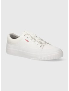 Πάνινα παπούτσια HUGO Dyer χρώμα: άσπρο, 50517235