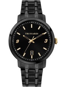 TRUSSARDI T-Bent - R2453147009, Black case with Stainless Steel Bracelet