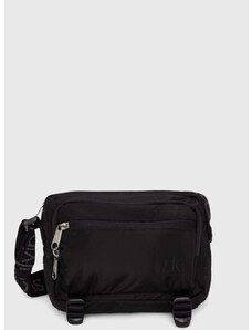 Τσάντα φάκελος Calvin Klein Jeans χρώμα: μαύρο