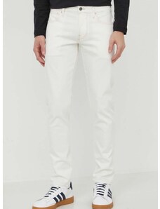 Τζιν παντελόνι Guess χρώμα: άσπρο