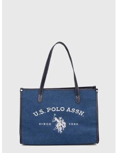 Τσάντα U.S. Polo Assn. χρώμα: ναυτικό μπλε