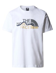 THE NORTH FACE M S/S MOUNTAIN LINE TEE NF0A87NTFN4-FN4 Λευκό