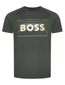 Boss T-shirt Tee 2 κανονική γραμμή χακί