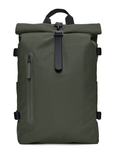RAINS Backpack Rolltop Rucksack Large W3 14590 03 green
