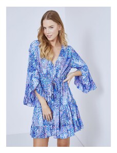 Celestino Mini φόρεμα με μεταλλιζέ λεπτομέρειες μπλε για Γυναίκα