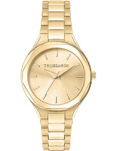 TRUSSARDI T-Small - R2453157505, Gold case with Stainless Steel Bracelet