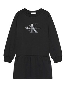 Παιδικό φόρεμα Calvin Klein Jeans χρώμα: μαύρο,