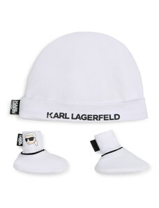 Σετ σκούφος και κάλτσες Karl Lagerfeld Kids