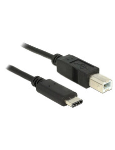 DELOCK καλώδιο USB-C σε USB Type B 83328, 0.5m, μαύρο
