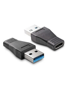 POWERTECH αντάπτορας USB 3.0 σε USB-C θηλυκό CAB-U097, μαύρος