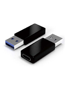POWERTECH αντάπτορας USB 3.0 σε USB-C θηλυκό CAB-UC023, μαύρος