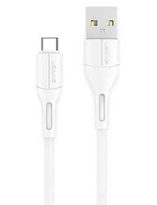 USAMS καλώδιο USB-C σε USB US-SJ501, 2A, 1m, λευκό
