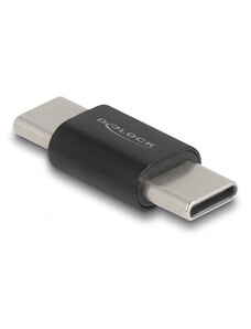 DELOCK αντάπτορας USB-C 60035, αρσενικό σε αρσενικό, 10Gbps, μαύρος