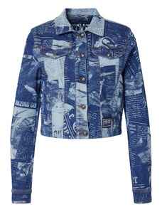 Versace Jeans Couture Φθινοπωρινό και ανοιξιάτικο μπουφάν λουλακί / μπλε ντένιμ