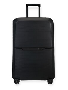 Samsonite Magnum Eco Spinner Μεγάλη Βαλίτσα με ύψος 75cm σε Μαύρο χρώμα