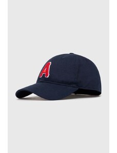 Βαμβακερό καπέλο του μπέιζμπολ AAPE 3D "A" Font χρώμα: ναυτικό μπλε, ACP5227