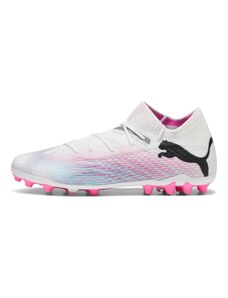 PUMA Παπούτσι ποδοσφαίρου 'FUTURE 7 ULTIMATE' γαλάζιο / ροζ / μαύρο / λευκό