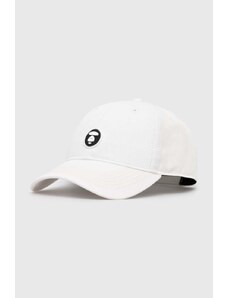 Βαμβακερό καπέλο του μπέιζμπολ AAPE Cotton χρώμα: άσπρο, ACP4865