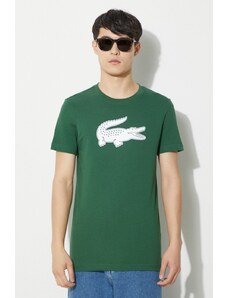 Μπλουζάκι Lacoste χρώμα: πράσινο