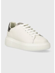 Δερμάτινα αθλητικά παπούτσια Marc O'Polo χρώμα: άσπρο, 40117733501134 NN2M3068