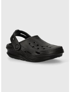Παιδικές παντόφλες Crocs OFF GRID CLOG χρώμα: μαύρο