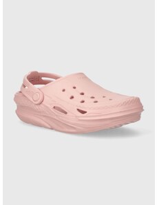 Παιδικές παντόφλες Crocs OFF GRID CLOG χρώμα: ροζ