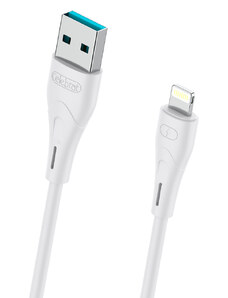 CELEBRAT καλώδιο Lightning σε USB CB-18I, 15W 2.4A, 480Mbps, 1m, λευκό